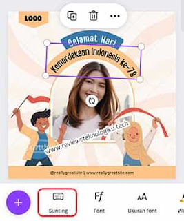 edit desain twibbon maker di canva