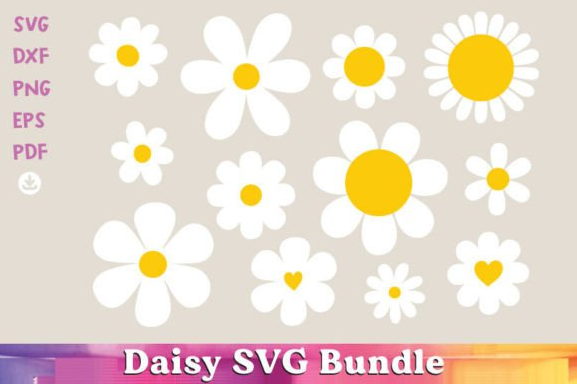 Free Daisy Flower SVG Bundle