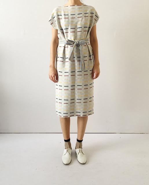 Ace & Jig Harbour Dress in Ivy (Reverse)