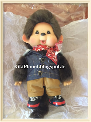 le Monchhichi Mohican (M size) - réf 707621, kiki, vintage, sekiguchi, ajena, toys