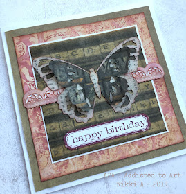 Tim Holtz Tattered Butterfly Bigz die birthday cards