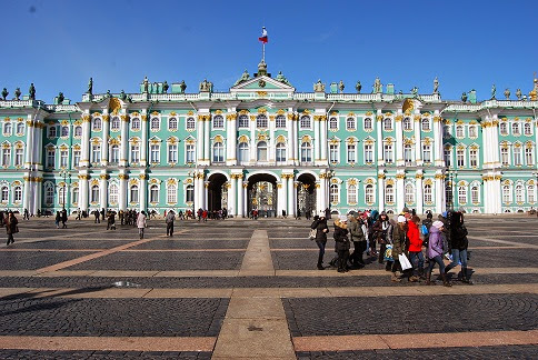 El museo Hermitage en San Petersburgo