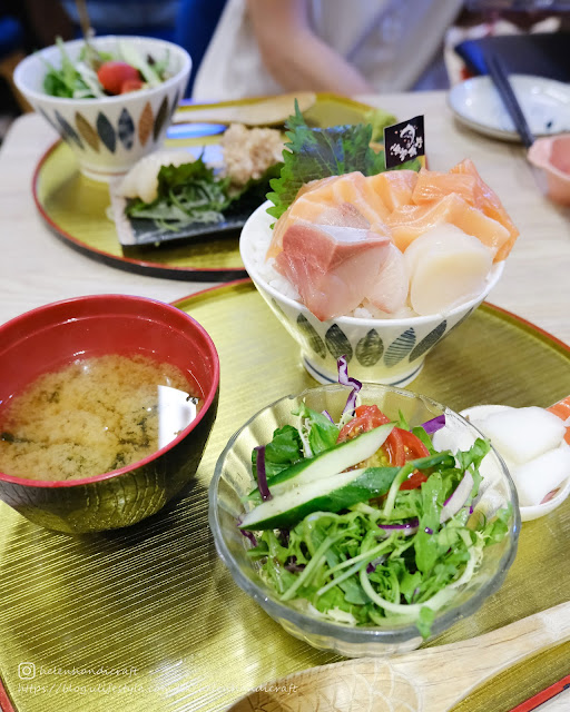 長沙灣 漁初 魚丼 日料 日本料理 刺身 魚生 壽司 串燒 三文魚 油甘魚