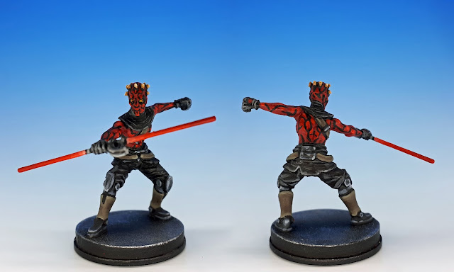 Maul, painted miniature sculpted by Cory DeVore, 2017