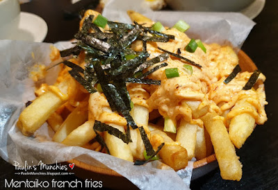 Mentaiko french fries - The Lazy Garden