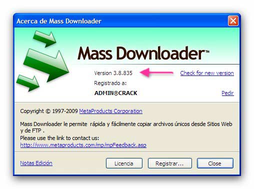 Mass Downloader v3.8.5.8 (Español)