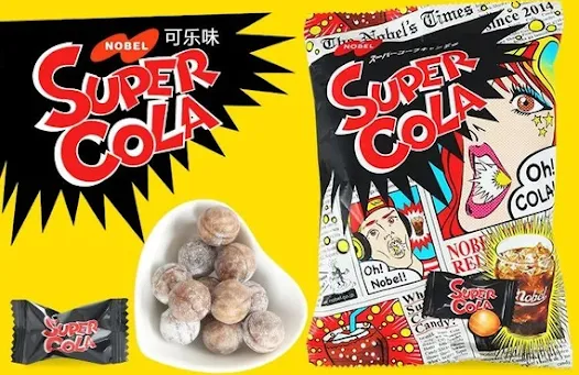 Super Cola Sour Fizzy Japanese Candy