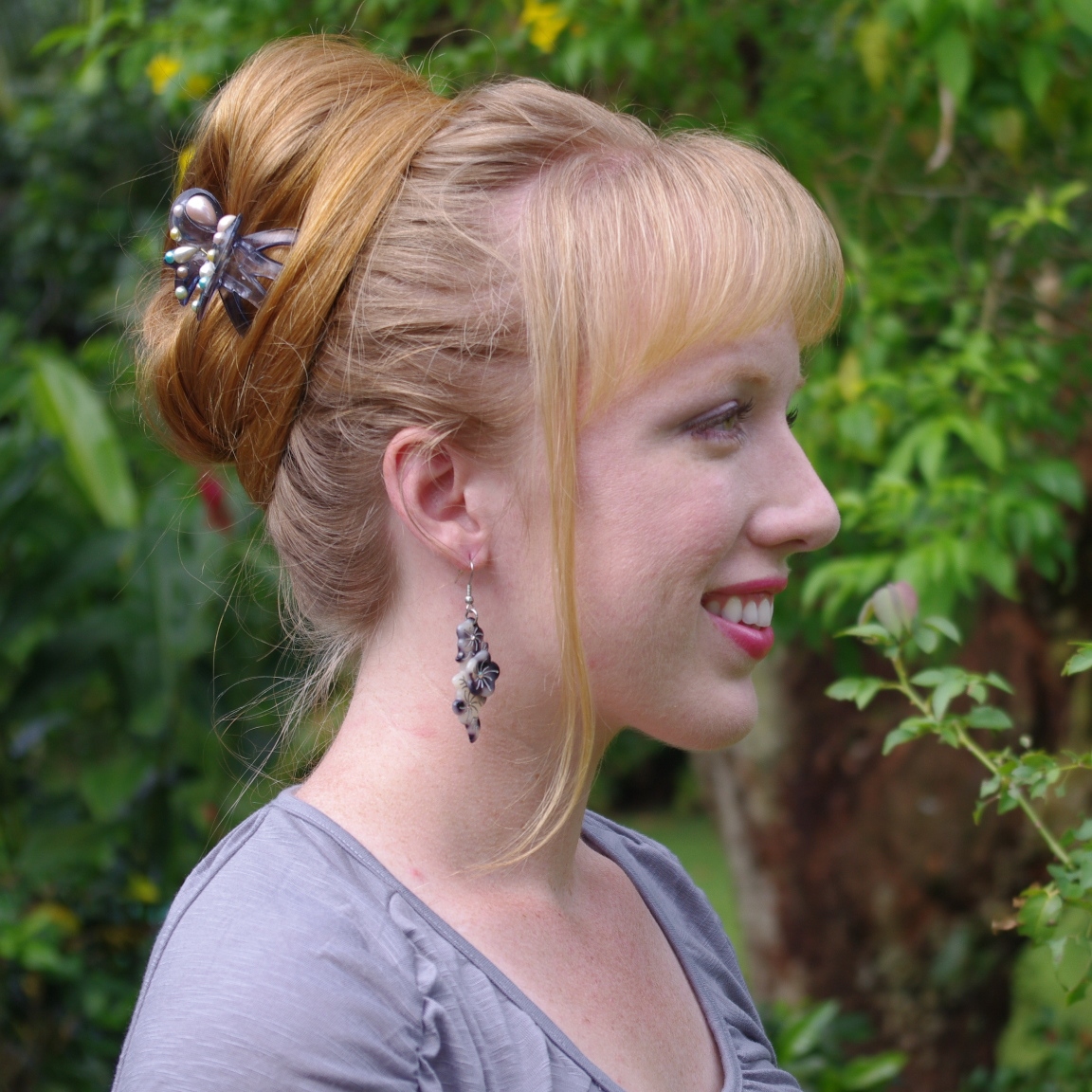easy down hairstyles for long hair The long section of hair is actually part of my fringe that I've been 