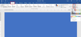 Cara mengganti Warna Background Microsoft Word