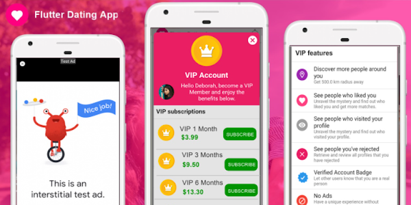 Flutter Complete Dating App for Android & iOS with Admin Panel v1.0.3 Leatest Null