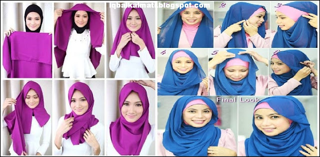 Hijab Style Tutorial for Abaya