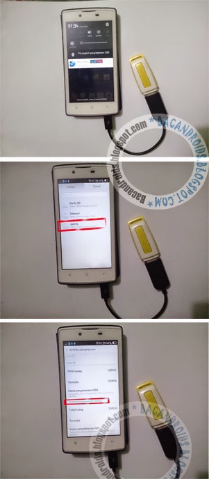 Cara koneksi kabel USB OTG dari flashdisk ke Android tanpa ROOT 