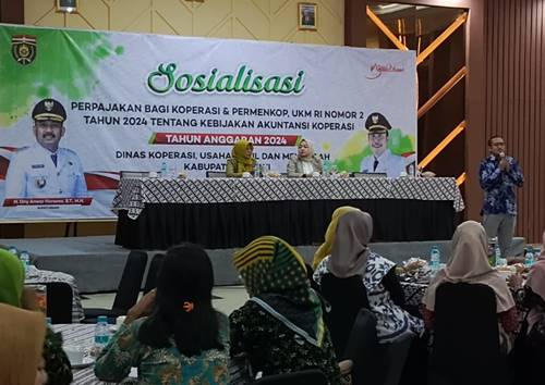 Tingkatkan Kepatuhan WP, Dinas Koperasi dan UKM Ngawi Undang Pelaku Koperasi Dan UMKM