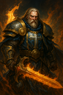 Tirion Fordring from the World of Warcraft Universe