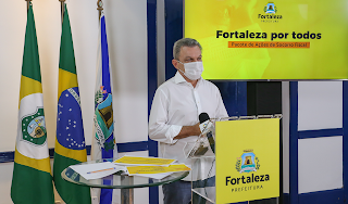 José Sarto, prefeito de Fortaleza, em agenda pública recente (imagem disponível no portal da prefeitura).