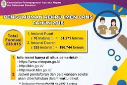 Pengumuman Pendaftaran CPNS 2018: Contoh Soal Tes CPNS Tes Kompetensi Dasar (TKD) dan Pembahasannya