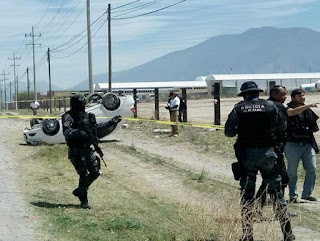 Balacera y persecucion en Saltillo Coahuila