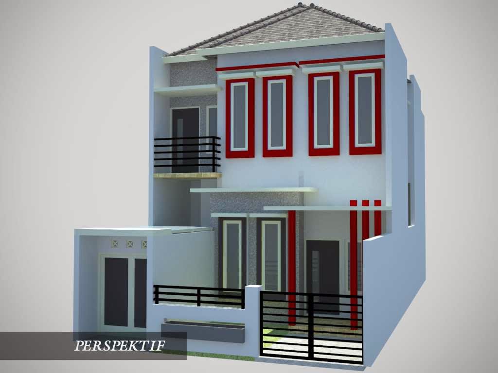 Desain Rumah Minimalis 2 Lantai 6x12