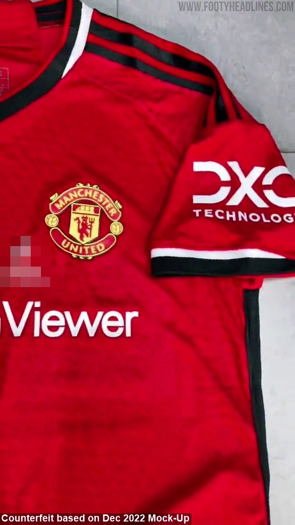 Man Utd's 'monstrosity' of a 2023/24 home kit 'leaked' with launch date  delayed due to mystery over shirt sponsor