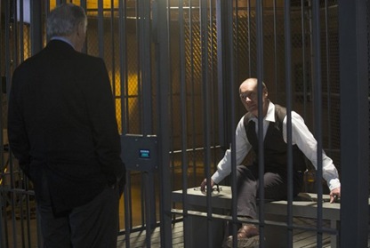 THE BLACKLIST -- "Berlin Conclusion" Episode 121 -- Pictured: James Spader as Raymond Reddington -- (Photo by: Virginia Sherwood/NBC)