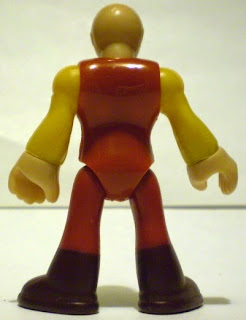 Back of second mysterious Imaginext action figure