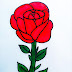 How to draw a rose - easy step by step for beginners