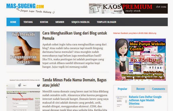 Situs Blogger Populer di Indonesia Terbaru 2015