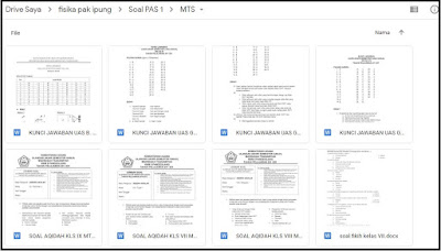 Soal UAS Fiqih MTS Kelas 7 8 9 Semester 1 K13 Tahun 2019/2020