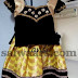 Black Crystal Kids Lehenga