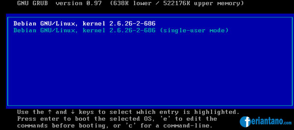 Cara Install Debian 5 Lenny Berbasis GUI Lengkap Dengan Gambar - Feriantano.com