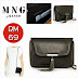 MANGO Chain Messenger Bag (Black & Red)