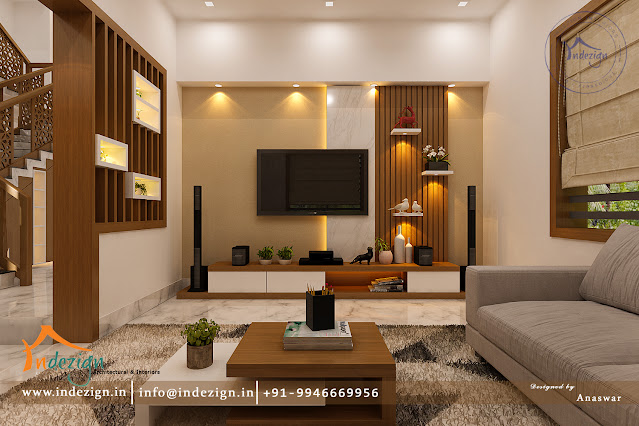 Living room interior with TV Cabinet