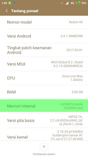 Cara mengunci lte saja xiaomi redmi 4x 