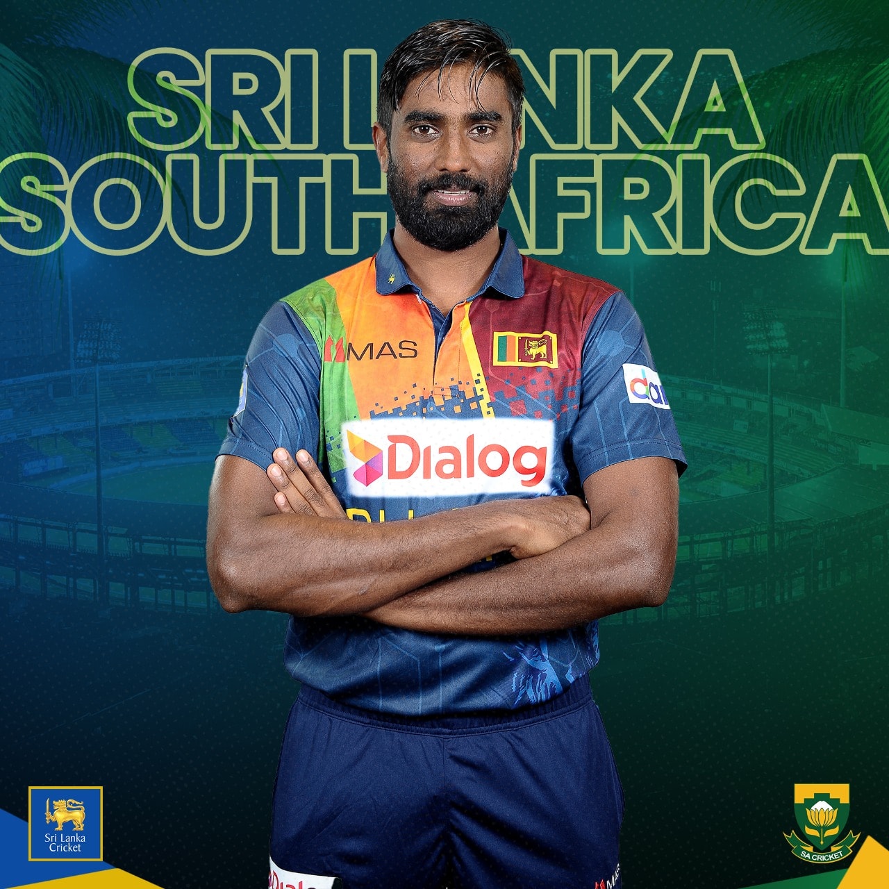 Here's Srilankan squad for the T20I series vs south Africa