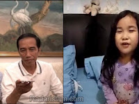 Bahagia Ditelepon Presiden, Ini Doa Bocah Kecil Neisha Rampengan Untuk Jokowi dan Keluarga