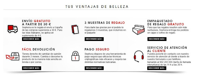 Ventajas de comprar en Sephora Online