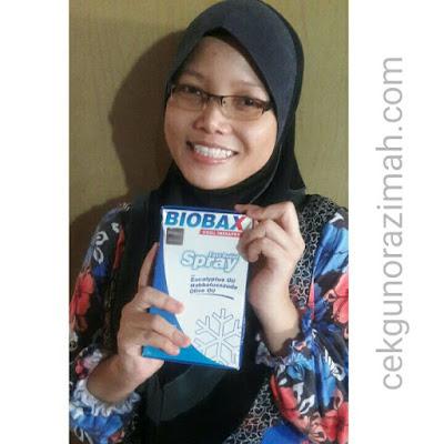 biobax cool therapy, review biobax, kurangkan sakit contraction