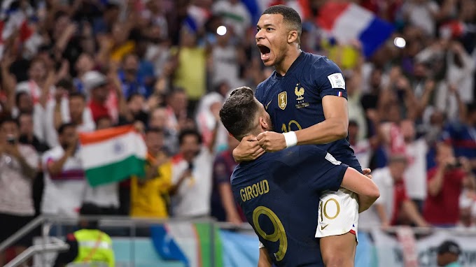 Mbappé brilha, Giroud faz história, e França supera a Polônia e avança às quartas de final da Copa do Mundo
