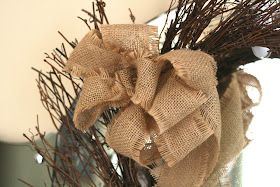 burlap wreath