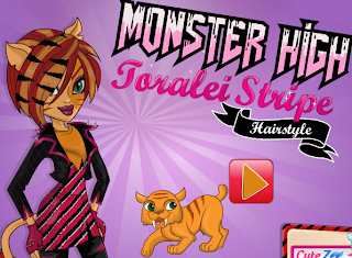 juegos de monster Toralei juego vestir