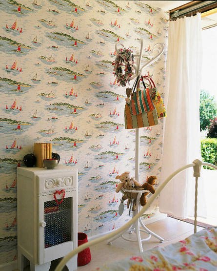 wallpaper cath kidston. Living Etc - Cath Kidston