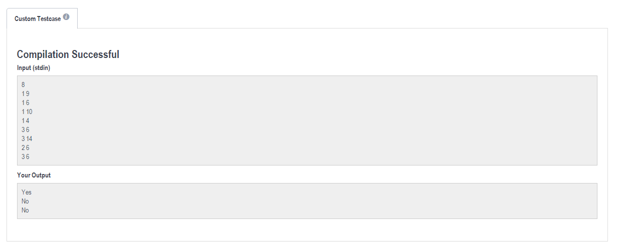 The Output of Sets STL Hackerrank Solution