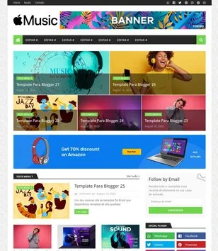 The Music Blogger Template