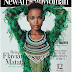 Tanzania Model goes International for New African Woman Magazine (Flavania Matata)