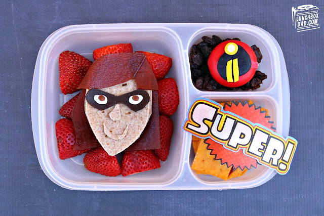 How to make Disney Pixar Incredibles 2 fun lunches for your kids!