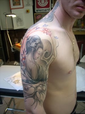 The Tatouage Maniac Tattoo a Saint of Maniac Tattoo Studio.Tattoo artist 
