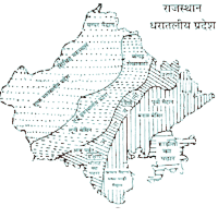 राजस्थान का पूर्वी मैदान मैप