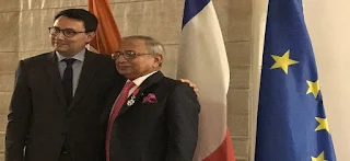 Jawahar Lal Sarin presented with France's highest civilian honour