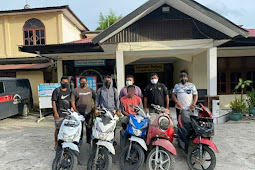 Tim Charli Polresta Jayapura Bekuk Seorang Residivis Curanmor, 5 Motor Hasil Curian Diamankan