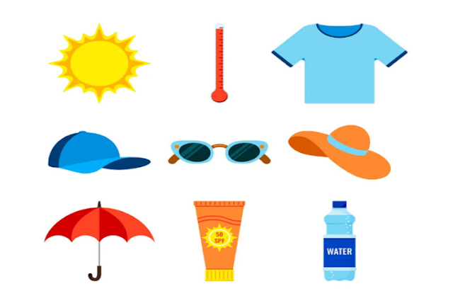 Which of these things should we carry during heatwave?